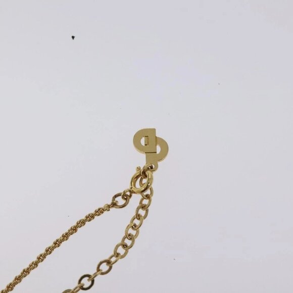 Christian Dior Necklace metal Gold Tone Auth 125895 - Picture 10 of 10